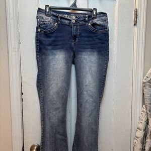 Wallflower Luscious Curvy Flair Leg Jeans 11 Short